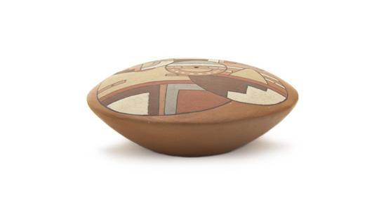 A Pojaque Polychrome Seed Jar