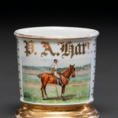 A Polo Player's Porcelain Shav