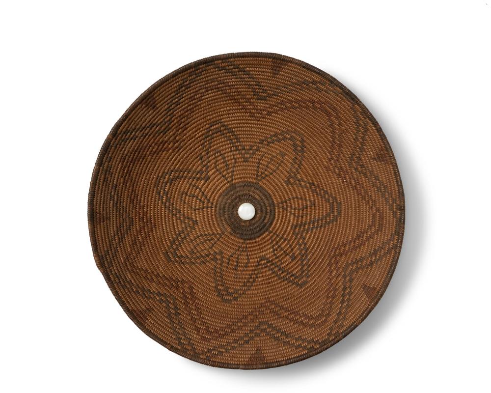 A POLYCHROME APACHE BASKETA