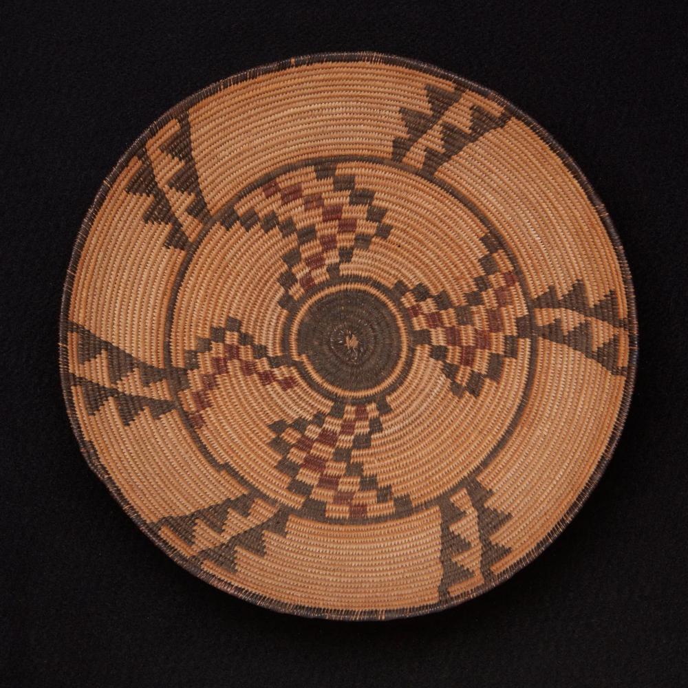 A POLYCHROME APACHE BASKETA