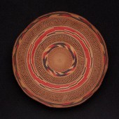 A POLYCHROME NORTHWEST COAST T