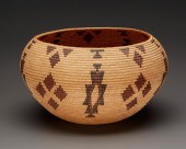 A POLYCHROME WASHOE BASKETA po