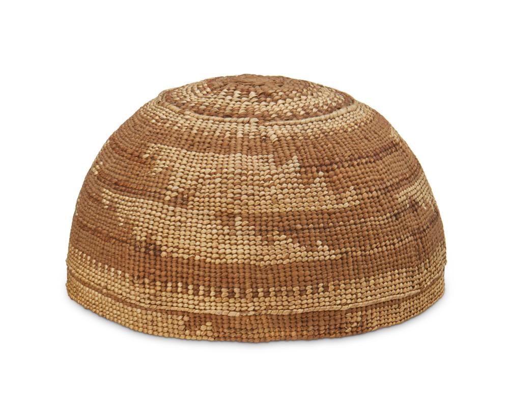 A POLYCHROME WHILKUT BASKETRY