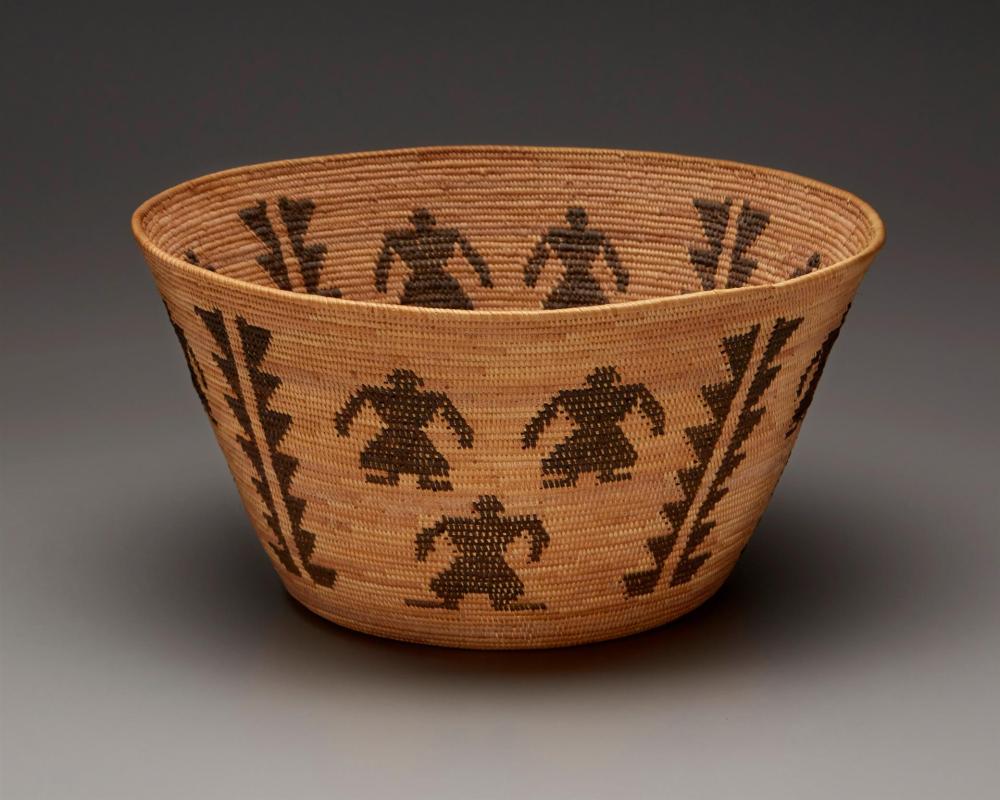 A POLYCHROME YOKUTS BASKETA