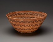 A POLYCHROME YOKUTS BASKETA po