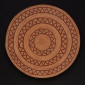 A POLYCHROME YOKUTS BASKETA po