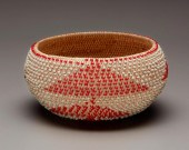 A POMO BEADED BASKETA Pomo bea