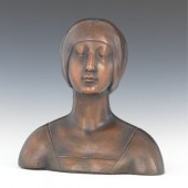 A Pompeian Bronze Co. Bust Bea