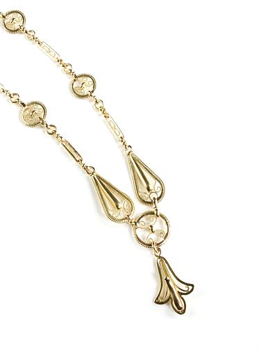 A PONTI GENANARI STYLE 18K YELLOW