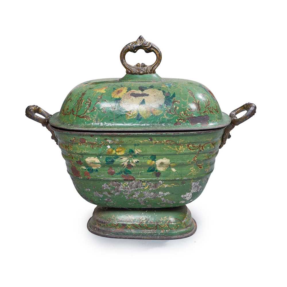 A PONTYPOOL TYPE GREEN TOLE COAL