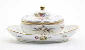 A Porcelain Covered Sauce Bowl