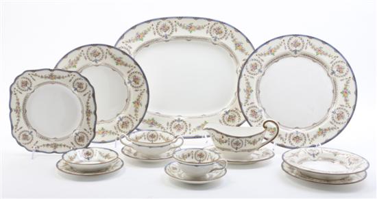 * A Porcelain Dinner Service for