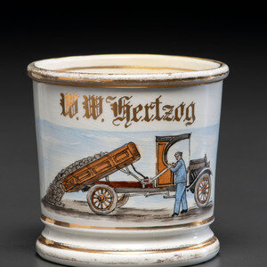 A Porcelain Occupational Shaving