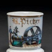 A Porcelain Occupational Shavi