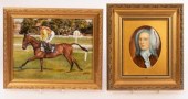 A porcelain rectangular plaque