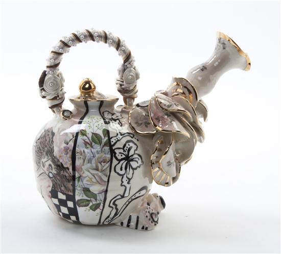 A Porcelain Teapot having