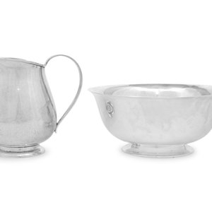 A Porter Blanchard Silver Pitcher