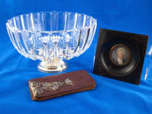 A portrait miniature of a young
