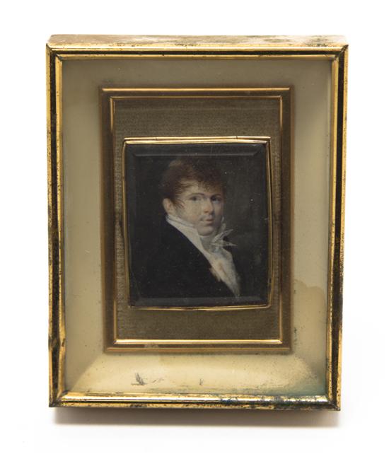 A Portrait Miniature on Ivory