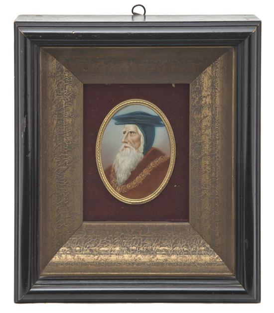 A Portrait Miniature on Ivory
