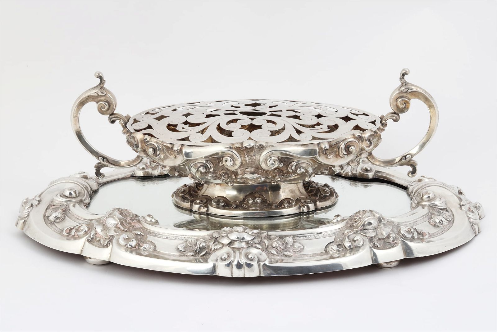 A PORTUGUESE 833 STANDARD SILVER