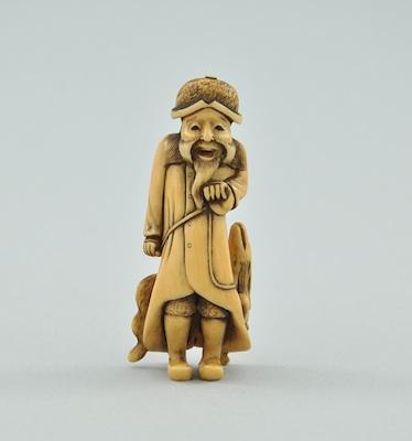 A Portuguese Foreingner Netsuke
