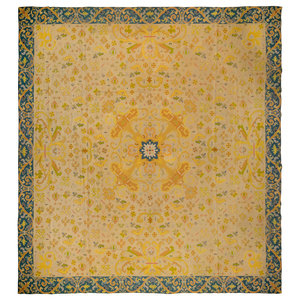 A Portuguese Needlepoint Rug