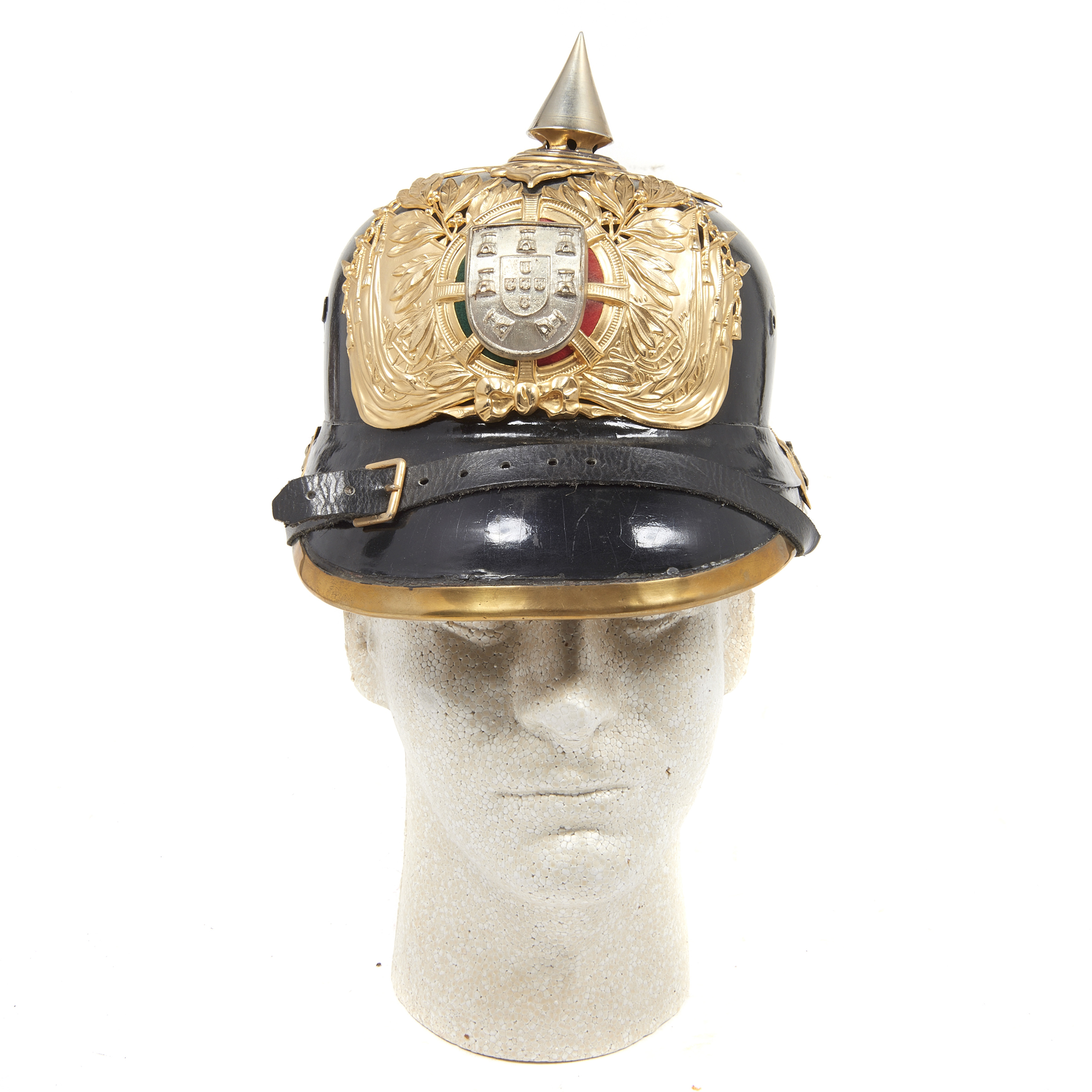 A PORTUGUESE PALACE GUARD SPIKED