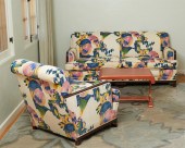A POSTWAR-STYLE SOFA AND LOUNG