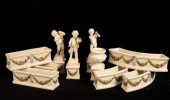 A pottery table centre piece,