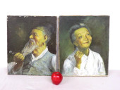 A PR. OF 19TH C. CHINESE O/C P