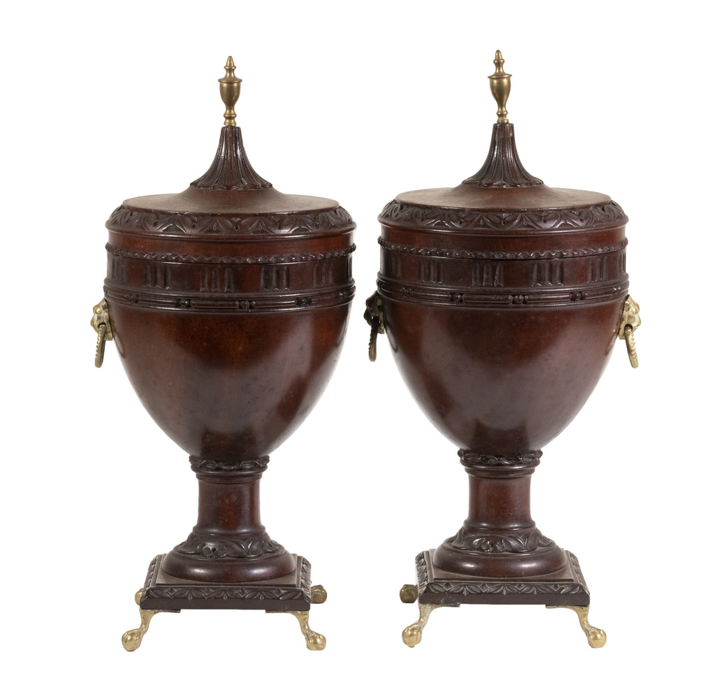 A PR OF ENGLISH REGENCY MANTEL