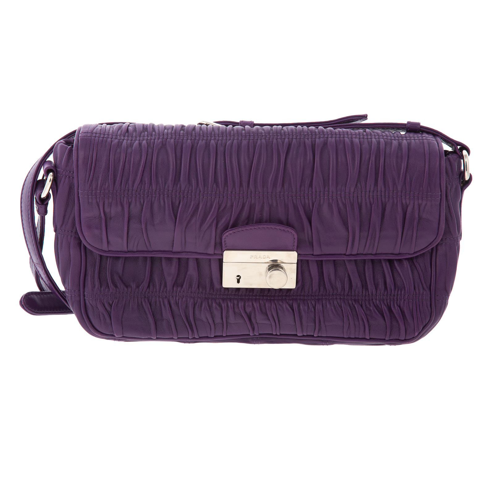 A PRADA GAUFRE SHOULDER BAG A