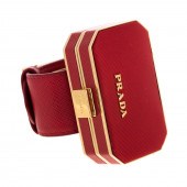 A PRADA MINAUDIERE VANITY BRAC