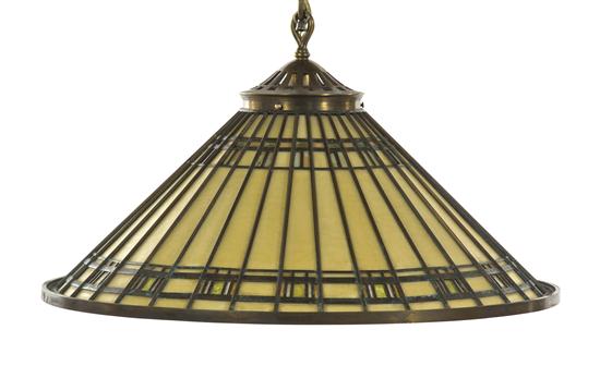 A Prairie Style Leaded Glass