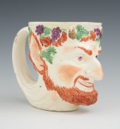 A Prattware Bacchus Mug Early