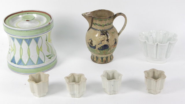 A Prattware jug depicting Nelson in
