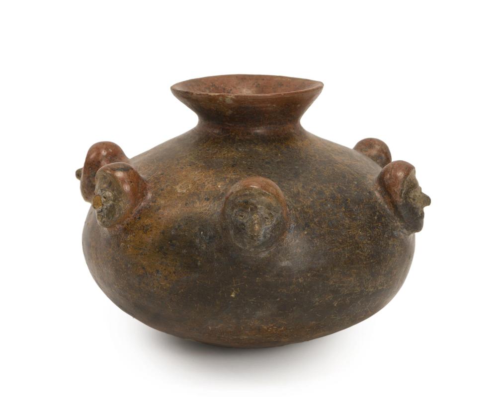 A PRE-COLUMBIAN COLIMA POTTERY JARA