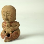 A PRE-COLUMBIAN FIGURE OF A NA