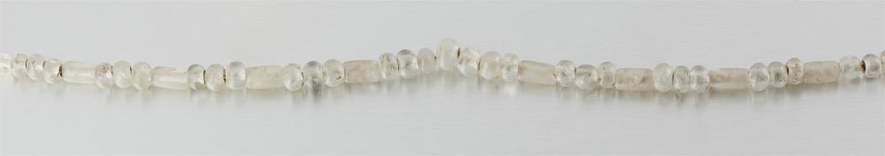 A PRE-COLUMBIAN ROCK CRYSTAL BEAD