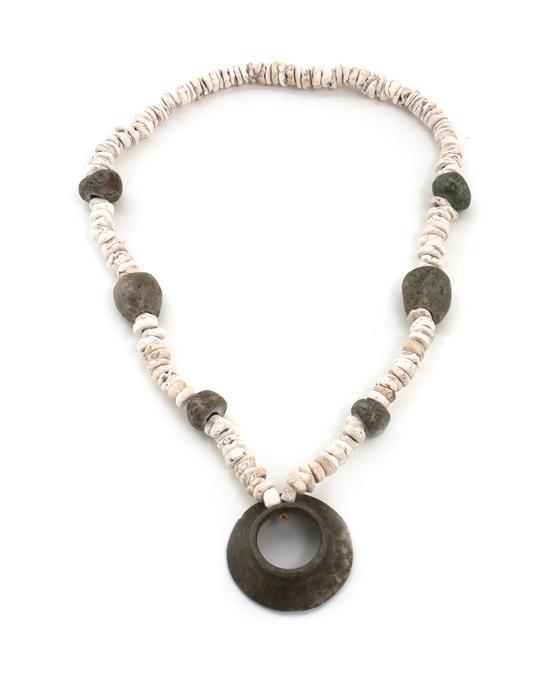 A Pre-Columbian Stone Necklace