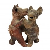 A PRE COLUMBIAN STYLE CERAMIC