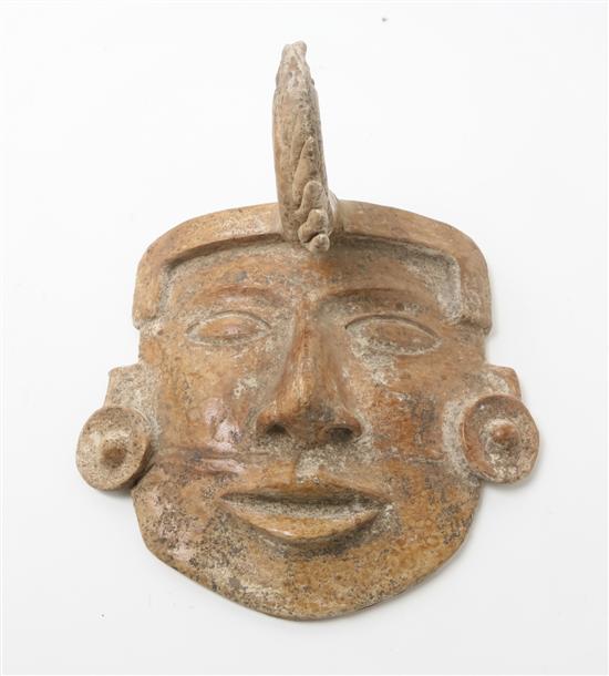 *A Pre-Columbian Style Pottery Mask
