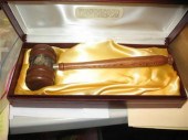 A Presentation Gavel from " Th