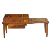 A PRIMITIVE PINE COBBLER'S BEN