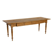 A PRIMITIVE PINE REFECTORY TAB