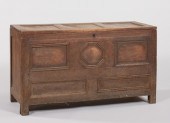 A Primitive Style Oak Coffer I
