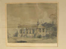 A print of Wodham chapel Oxford