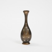 A Prototype Silver-Inlaid Wood