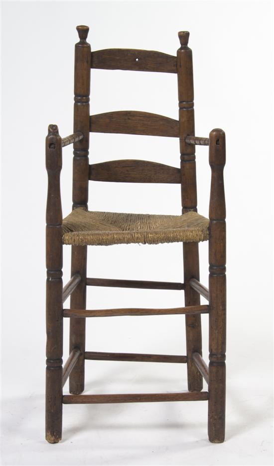 A Provincial Ladder Back Child's